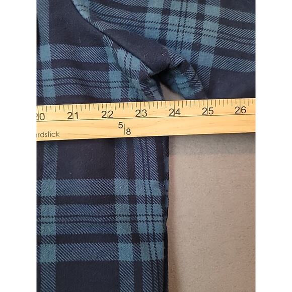 VTG Fieldmaster Quilt-Lined Shacket Blue Plaid Men’s L Made in USA - Picture 4 of 5